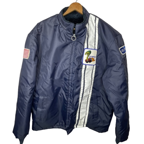 Vintage Other - Vintage Ford Shelby Cobra Jacket Sherpa Lined